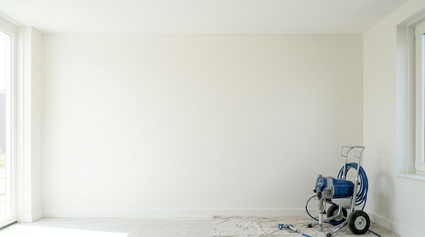 Airless spuitwerk Groningen specialist: strakke wandafwerking door Verf en Zo B.V.